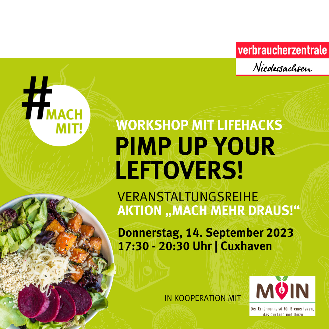 Workshop: Pimp up your leftovers! Cuxhaven