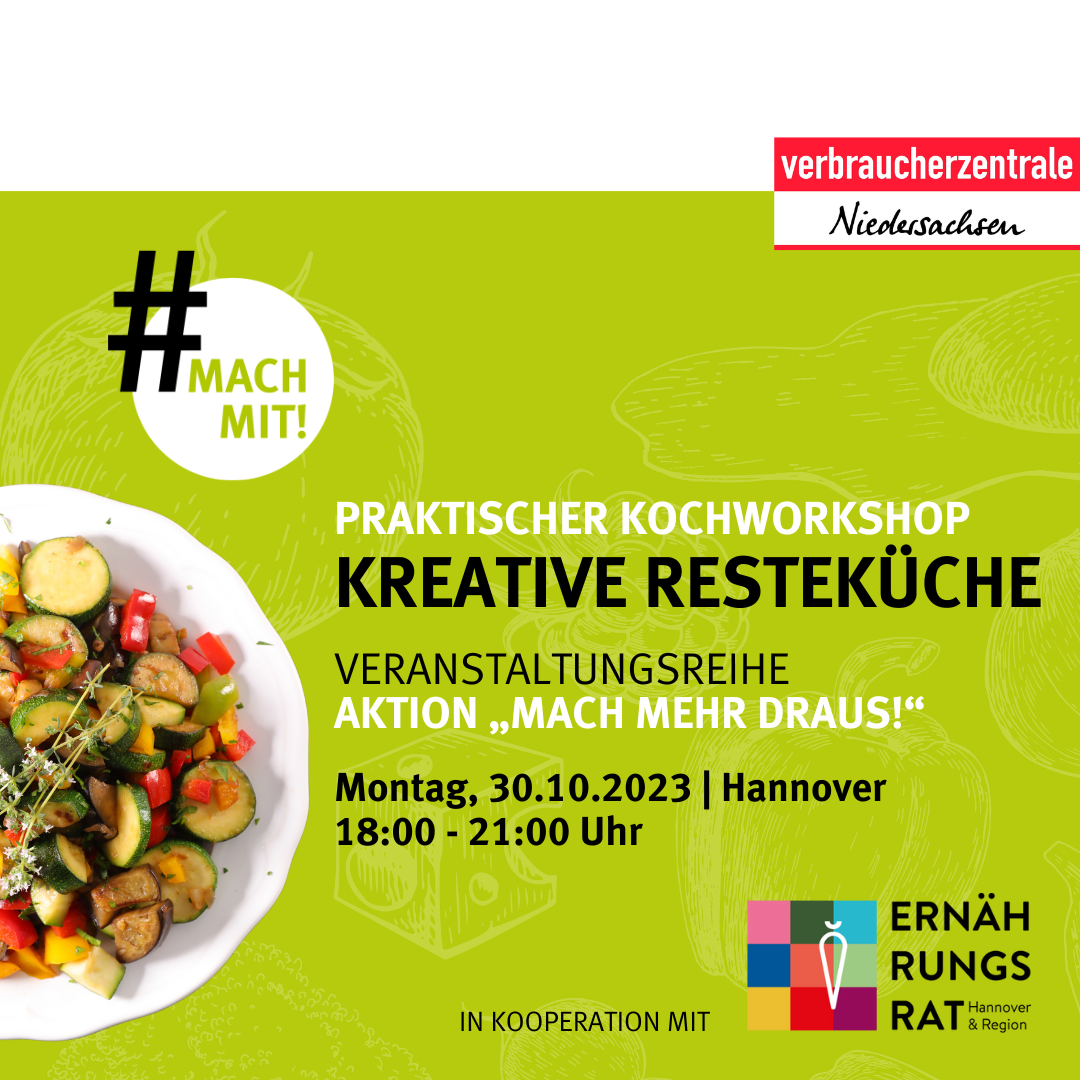 Workshop zum Mitmachen: Kreative Resteküche in Hemmingen