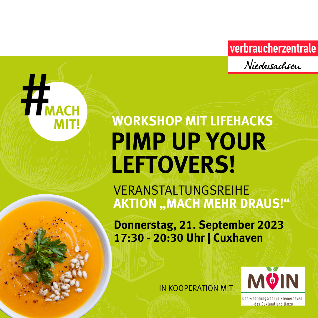 Workshop: Pimp up your leftovers! Cuxhaven