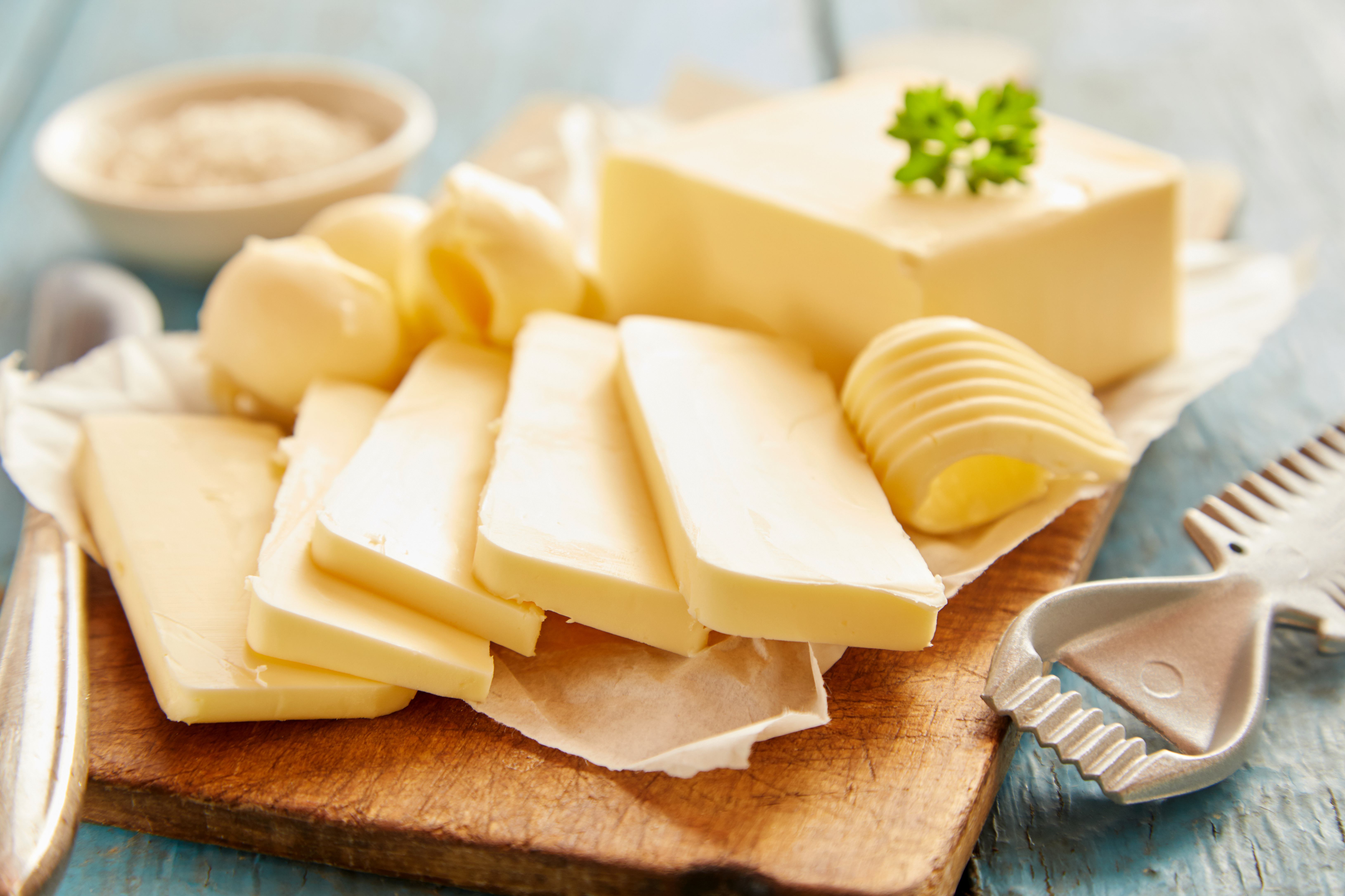 Lifehack: Butter in Stückchen einfrieren