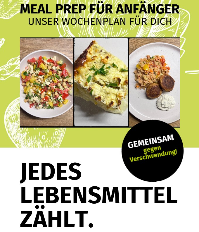 Meal Prep -  ein Wochenplan für Anfaenger