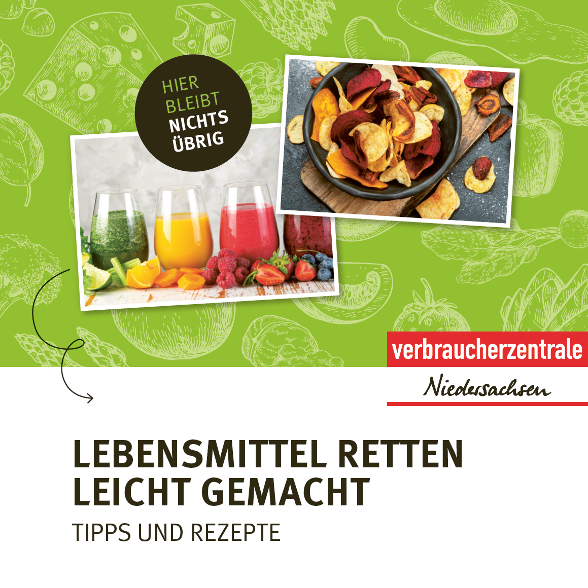 Cover der Broschüre "Lebensmittel retten leicht gemacht"