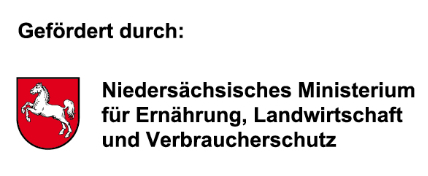 Förderlogo - Niedersächsisches Ministerium für Ernährung und Verbraucherschutz